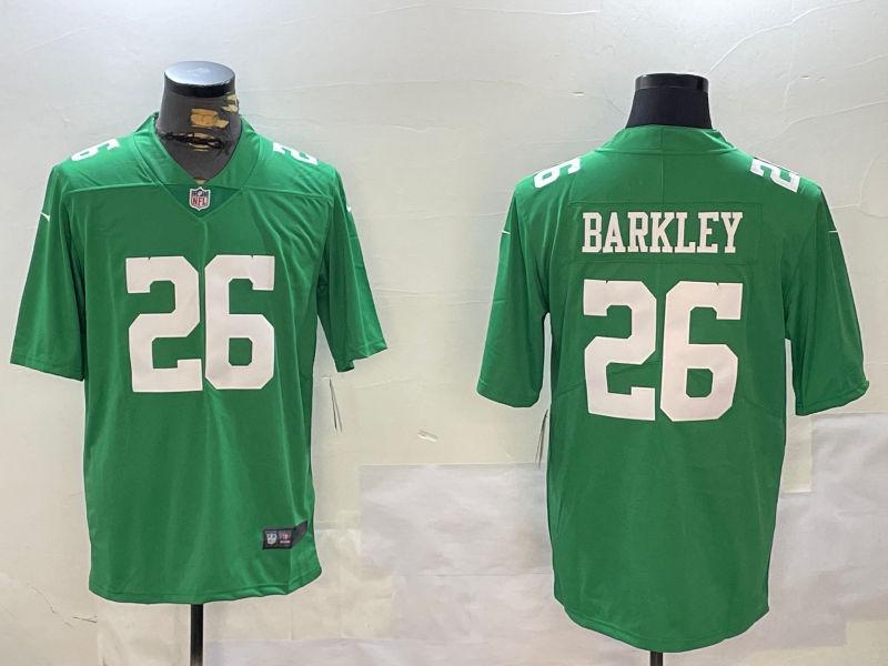 Men 2026 Philadelphia Eagles #26 Barkley green Nike Limited NFL Jersey 002->philadelphia eagles->NFL Jersey